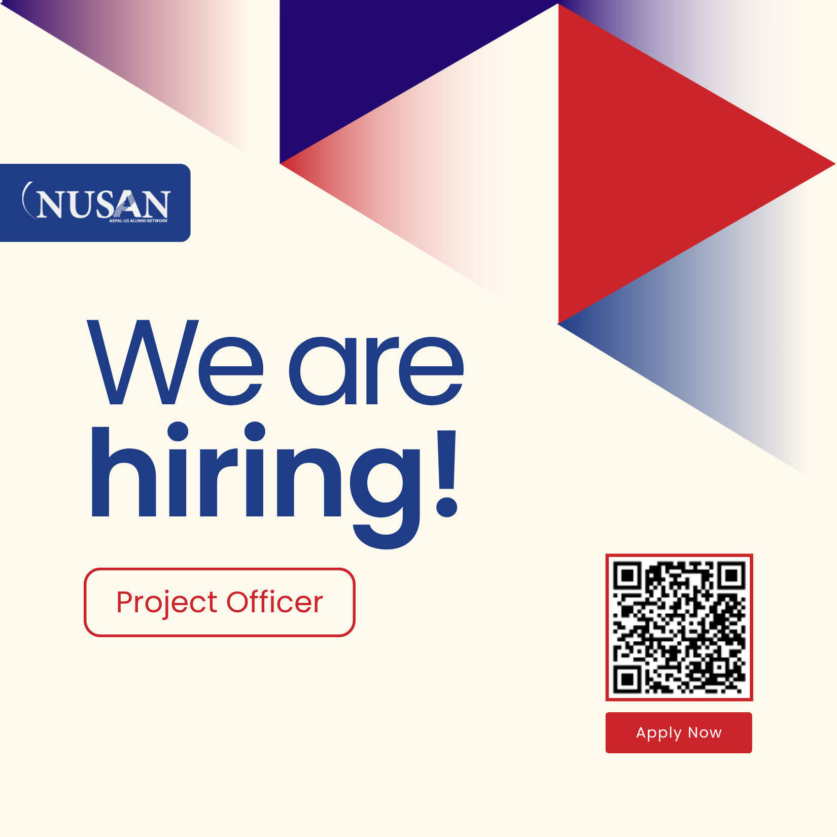 Project Officer — Vacancy Alert!