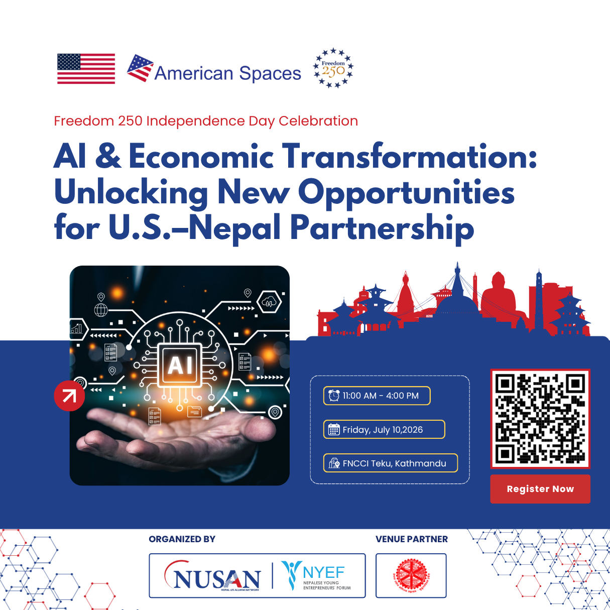 AI & Economic Transformation: Unlocking New Opportunities for U.S.–Nepal Partnership